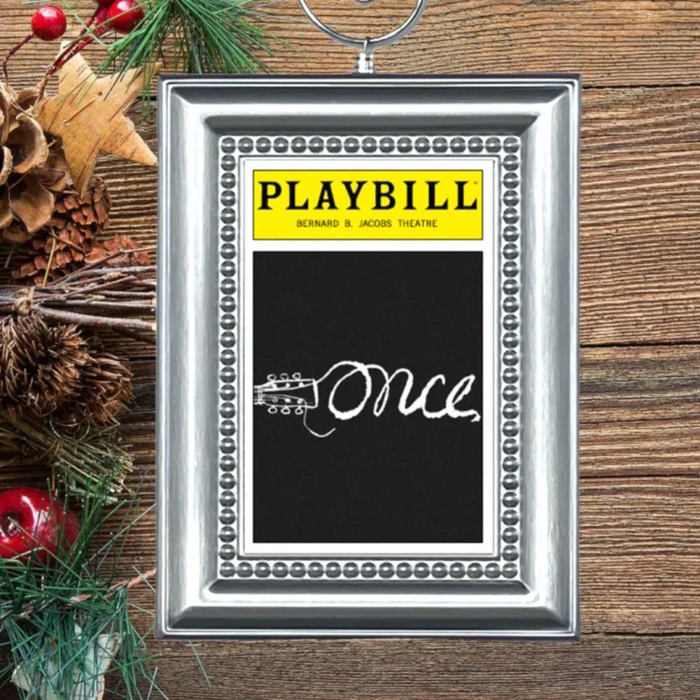 Once Broadway Musical‎ Playbill Christmas Tree Ornament